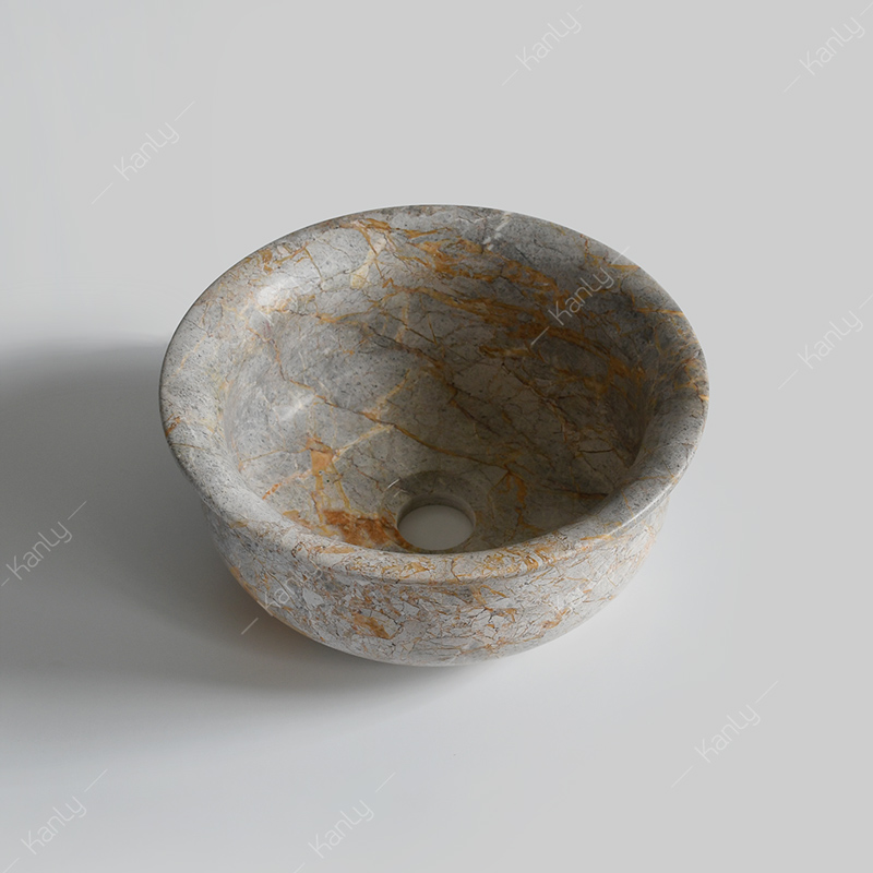 Lavabo mini để bàn đá marble mang phong cách tự nhiên, độc đáo