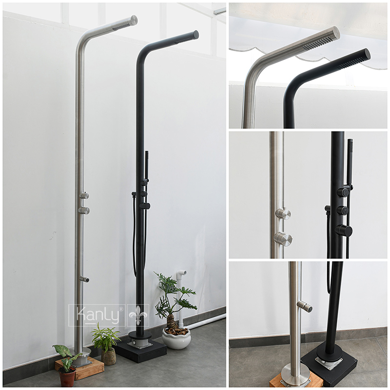 Sen tắm đứng ngoài trời chất liệu inox 316L KLS9016B