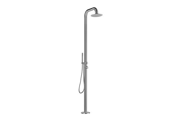 Vòi hoa sen cây tắm đứng KLS9008 sử dụng tiện lợi, phong cách thiết kế hiện đại và sang trọng, phù hợp lắp đặt sử dụng ở nhà tắm ngoài trời, bể bơi...